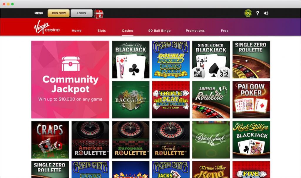 Virgin Casino for ios download free