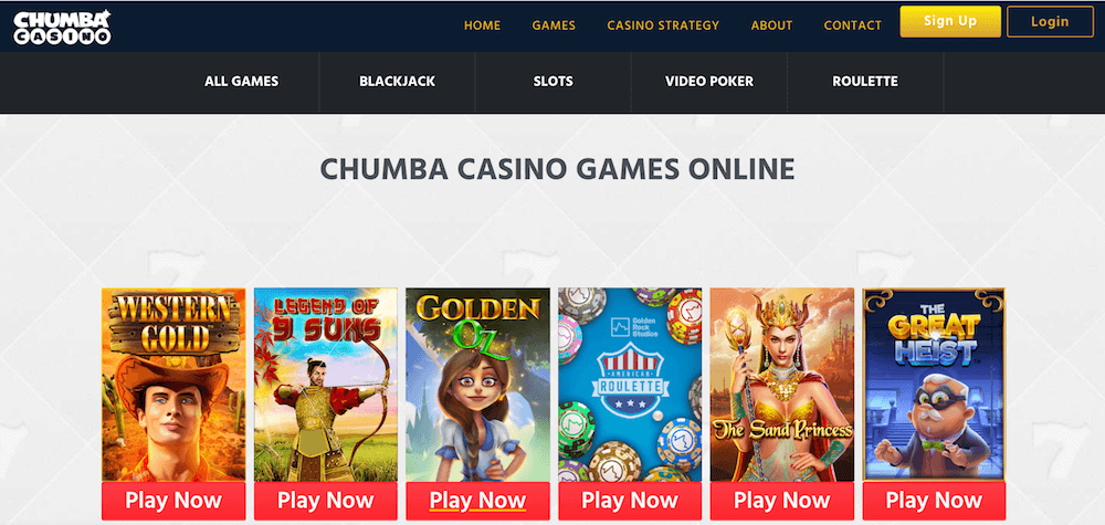 chumba casino online gambling